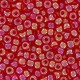 Miyuki rocailles Perlen 8/0 - Transparent red ab 8-254